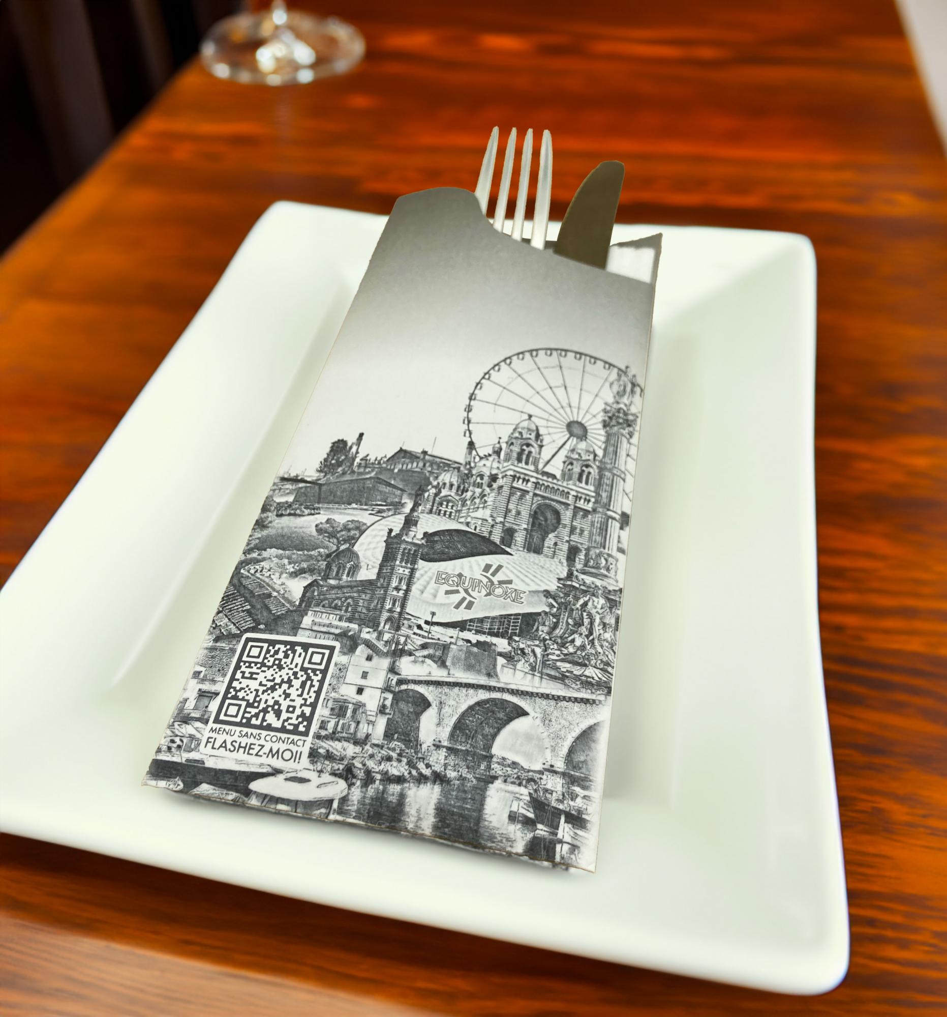 Pochette à couvert personnalisé