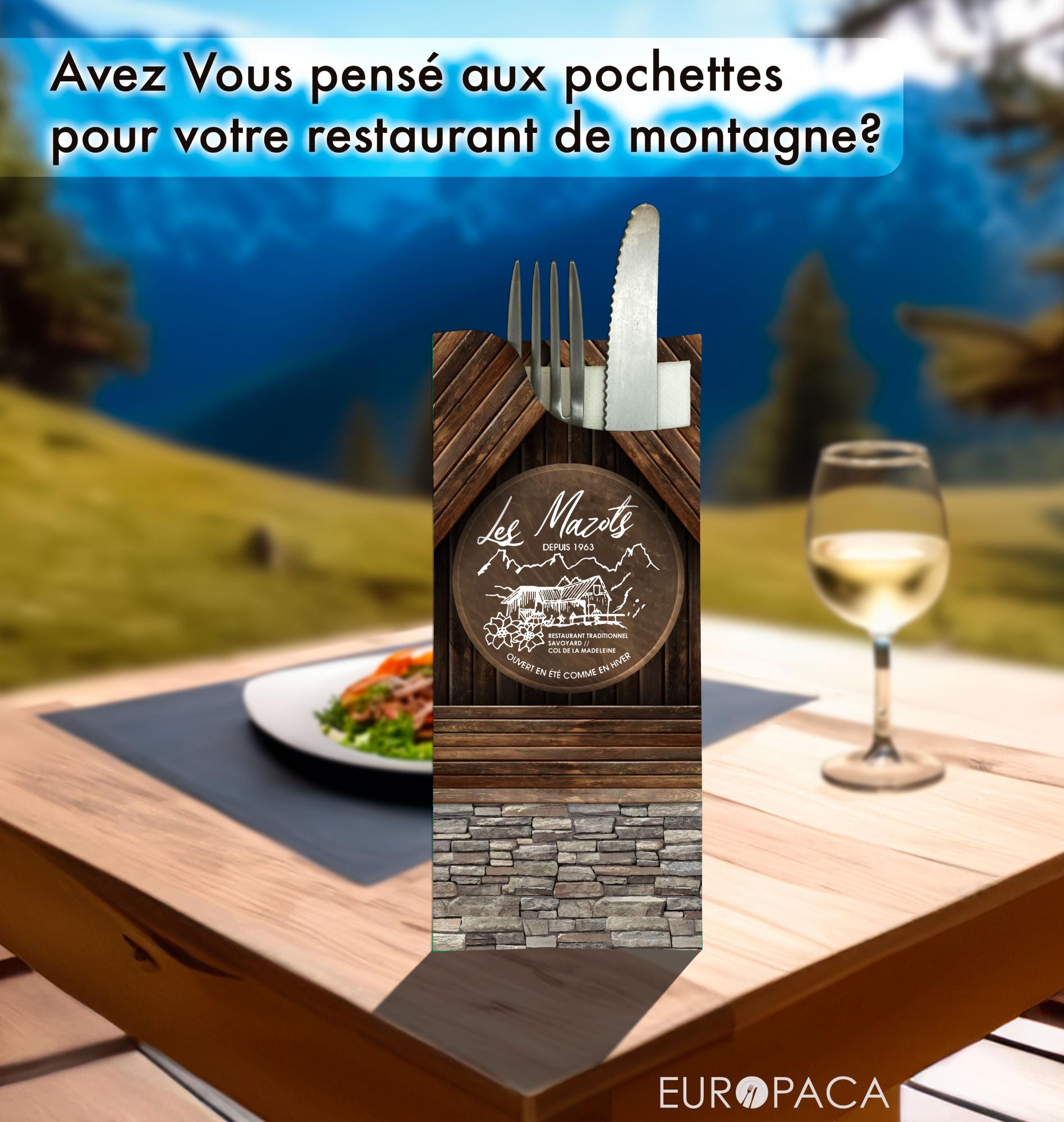 Pochette à couvert personnalisé