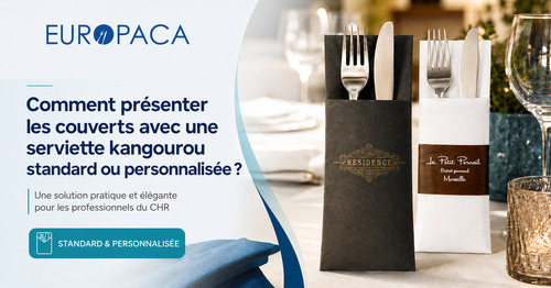 Comment pr�senter les couverts avec serviette kangourou standard ou personnalis�
