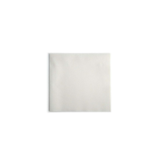 Personnalise 1 couleur<Br>Serviette Airlaid 20x20 cm<Br>BLANC, pliage 1/4