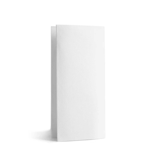 Personnalise 1 couleur<Br>Serviette BookFold<Br>Airlaid BLANC 39x40cm